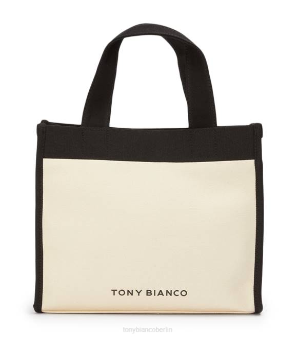 Handtaschen| de Tony Bianco Frauen Teagan-Einkaufstasche schwarz/beige 4624675
